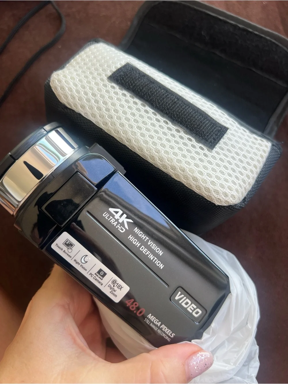 4K Ultra HD Digital Camcorder – 48MP, Night Vision, 18X Zoom (Brand New)
